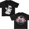 Camiseta Dupla Face de Show do Harry Styles 2026 Unissex e Feminina Verão Algodão Roupas Moda Casual Camiseta de Manga Curta Streetwear