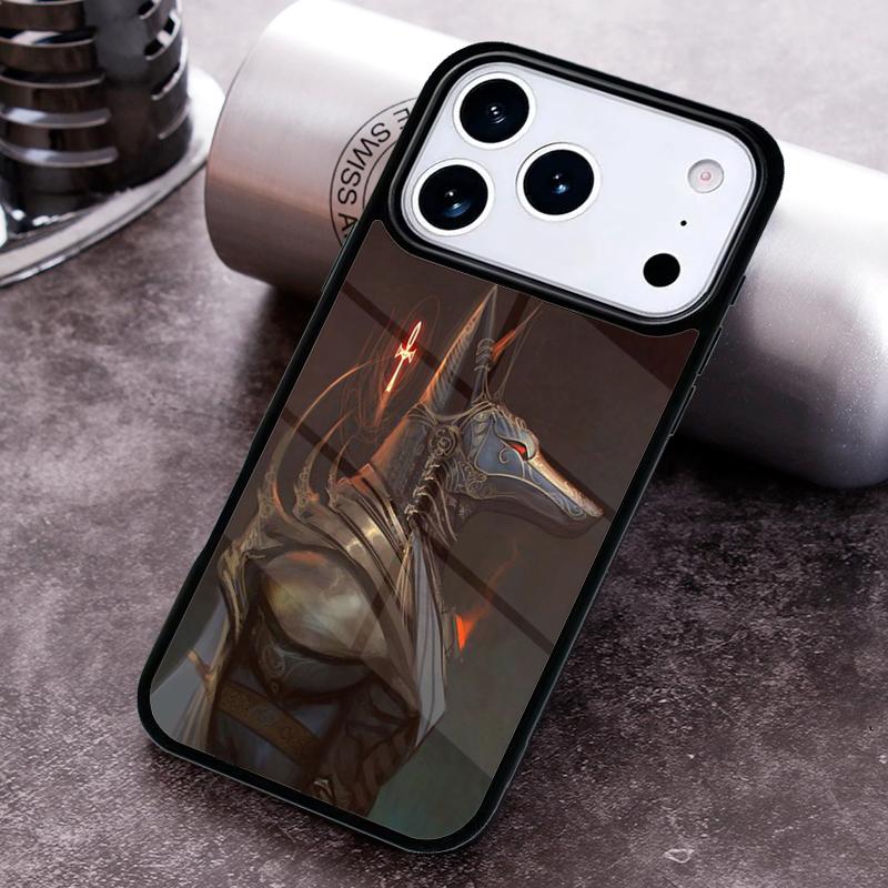 

Anubis Ankh Egyptian God Phone Case For iPhone 17 16 15 14 13 12 11 Pro Max Plus 17Air Soft Silicone Cover iPhone 11 Pro
