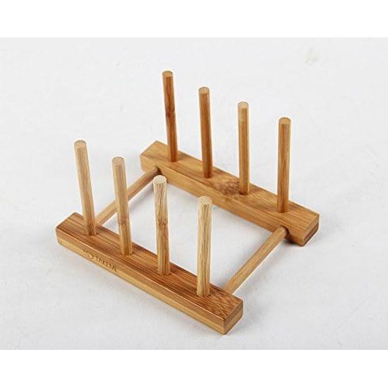 Set Purchase TAKEMI Bamboo Antibacterial Quick-Drying Lightweight Cutting Board + Storage Stand Included 4-Piece TM-CB4P