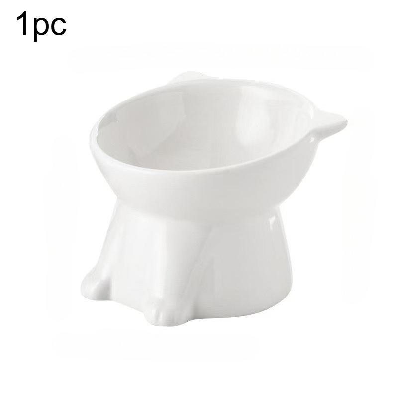 1 шт. Черно-белая миска для кошки Миска для кошки Миска для питомца Товары для питомцев Пластиковая миска для кошки Миска для собаки Универсальная миска для кошки и собаки Аксессуары для питомцев