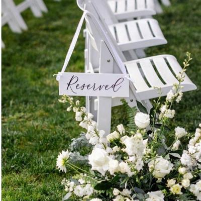 6pc Reserved Sign Weddin Reserved Table Reserved Signs Wedding Decor Summer Birthday Gifts Beach Back To School School Supplies Room Dec