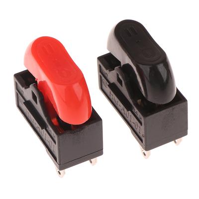 2 Stück 10A 250Vac Haartrocknerschalter 3 Pins Kippschalter 3 Positionen Ein Aus Bootschalter Ein-Aus-Ein Elliptischer Bootsförmiger Schalter
