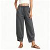 Women's Casual Loose Fit Drawstring Wide Leg Pants with Pockets