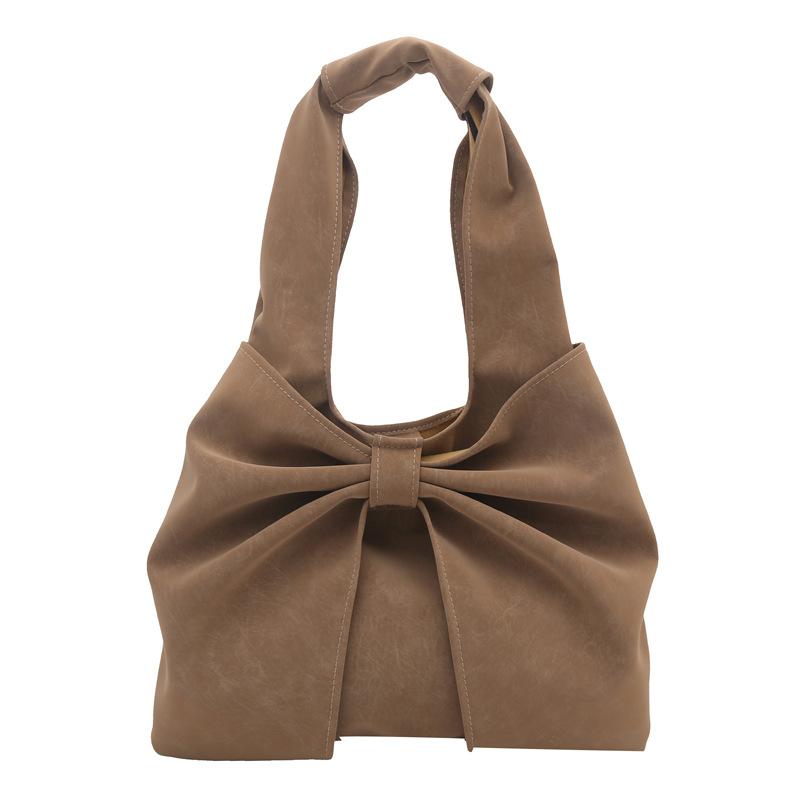 A Design With A Niche Bow Unique Fashionable And Stylish Largecapacity Singleshoulder Underarm Tote Bag