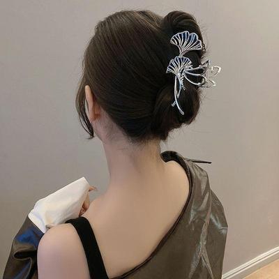 Femme Grand Élégant Métal Argent Pinces à Cheveux Lavage de Visage Nouveauté Épingles à Cheveux Style Punk Barrettes Pinces à Cheveux Fille Pince à Cheveux