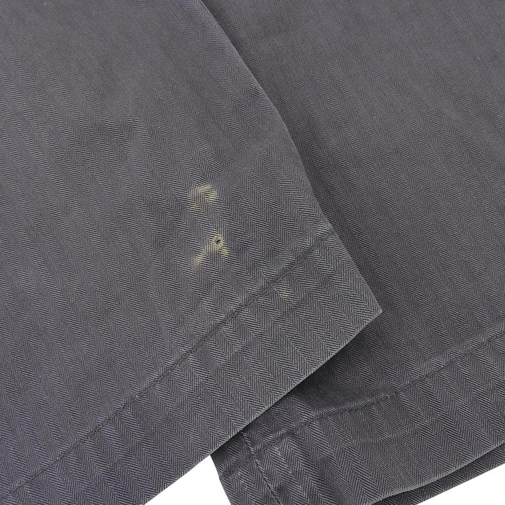 RRL Herringbone Military Field Cloth Cotton Twill Pants, Men's, Gray, Size 34x32 Bottoms 34x32 grayUsed