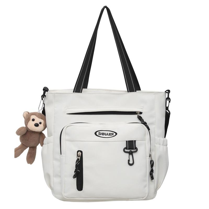 College Messenger Bag Studentische Umhängetasche für den Unterricht Große Kapazität Tragetasche