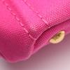 Used PRADA CANAPA Canapa Handbag Canvas Pink Used Women