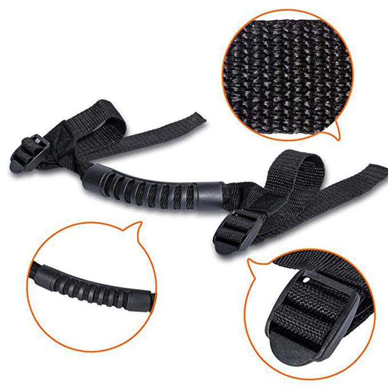 1PC Car Grab Handle For Jeep Wrangler YJ TJ JK JL JKU 1987-2018 Grip Bar Pulling Tab Auto Interior Safety Handrail Accessories