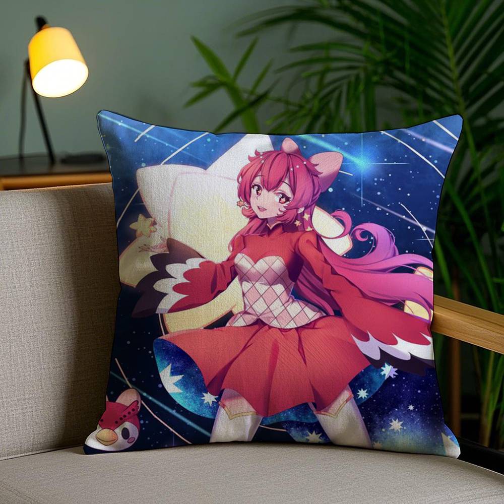 Game Movie C-Celeste Pillow Case Office Sofa Dorm Chair Back Short Plush Double-sided Printing Home Cushion Cover