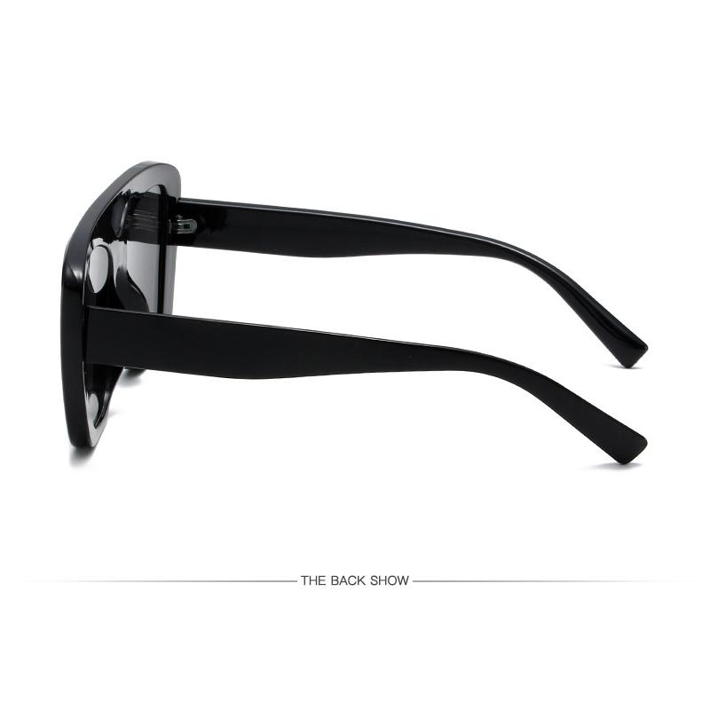 Trend In Big Square Frame Glasses for Women Double Bridge Sunglasses Men Ultraviolet Uv400 Yellow Vintage Style Fishing Outdoor