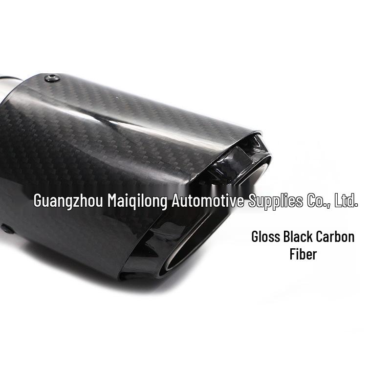 Cayenne-Style Carbon Fiber Exhaust Tailpipe for Various Cars