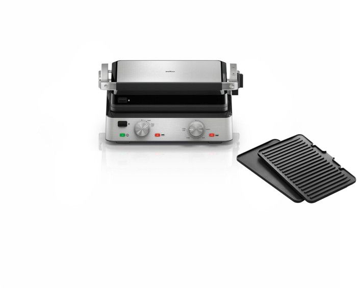 Gril Multi-contact Braun 2000 Watts Noir En Acier Inoxydable