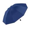 Large oversized umbrella, male and female triple double weather and rain umbrella, enlarged reinforcement, student folding thickened parasol