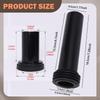 Wall Hung Toilet Tank Connector Set with Screws Easy to Install Sturdy Flush Tube Fittings for Home