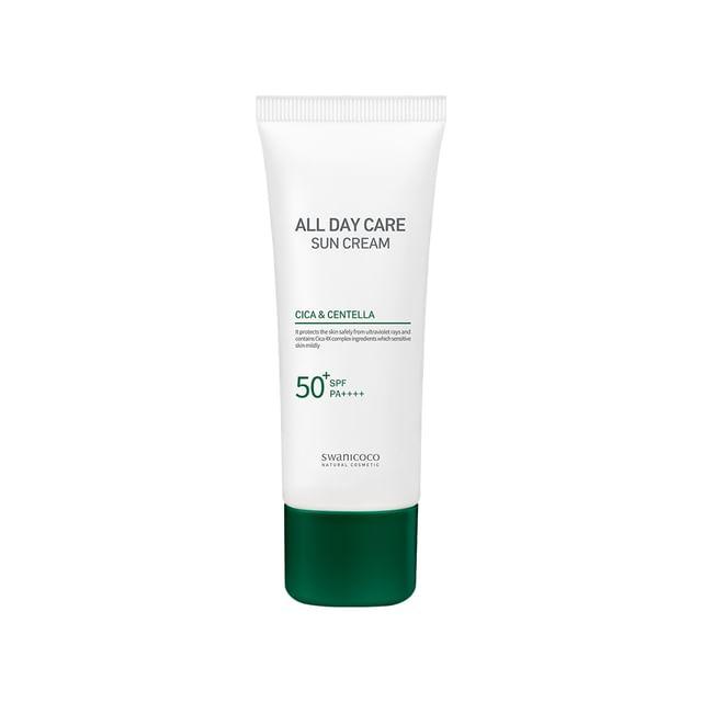Swanicoco Солнцезащитный крем Cica & Centella для ухода в течение всего дня 50ml