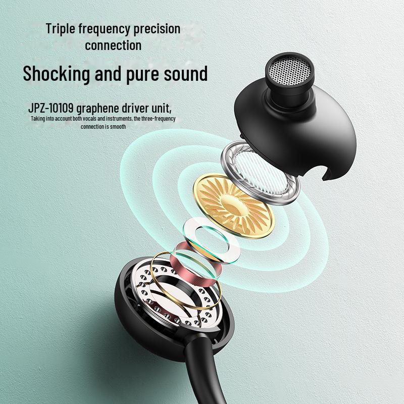 Remax In-Ear Headphones with Mic and Wired Control for Apple & Android, Heavy Bass