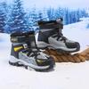 Boy's Winter Boots Fashionable Fleece Warm High-Top Outdoor Cotton Boots Snow Boots Big Boy Cotton Shoes