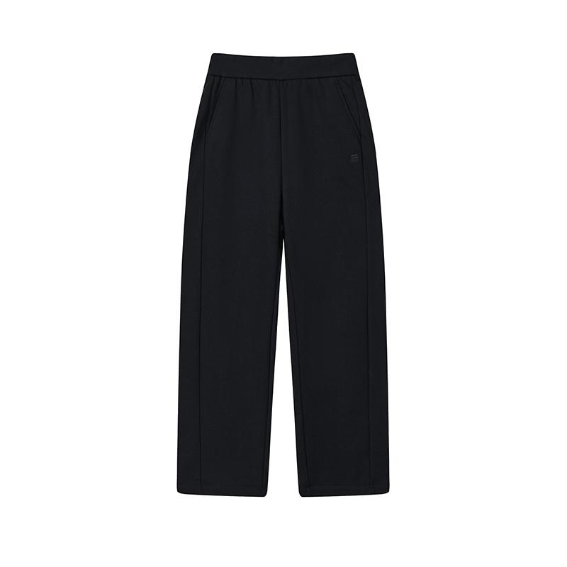 

FILA Heritage Yodar Fleece Version Warm Simple Fashion Classic Casual Elegant Comfortable Versatile Knitted Sports Pants Women pants F11W618605FNV S