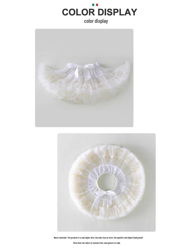 Kék Princess Tutu Szoknya: Lányok Tavaszi/Nyári Hálós Ruha