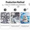 Surfing Seal Pearl Painting Kit with Frame Sparkling Bead Canvas Creative Leisure Craft for Wall Decor Gift DIY Art Project Supplies