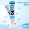 Bluetooth 5 In 1 Digital Water Quality Tester EC TDS SALT S.G TEMP Meter Water Test Detector with Backlight for Home Aquaculture