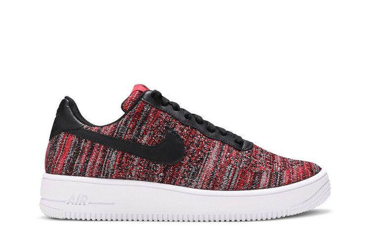Men's Sneakers Nike Air Force 1 Flyknit 2.0 University Red Black University Red/Wolf Grey-White-Black
