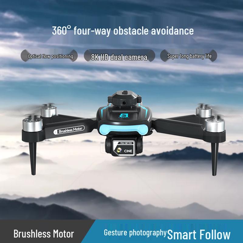 High-Definition Drone with Brushless Motor, Optical Flow, and Obstacle Avoidance
