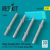Reskit Matra Durandal Runway Destruction Bomb Plastic Model Parts 1/32 (BLU-107) (4 pieces) RSK32-0507 (Airplane)