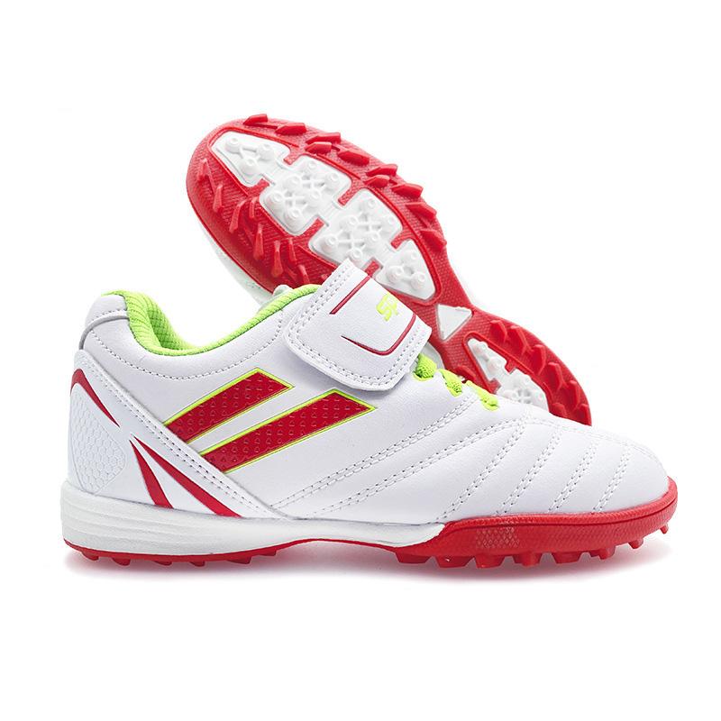 Boy Girl Tf Children's Football Shoes Hook Loop Football Boots No Spikes Lacrosse Beginner Cricket Shoes Baseball Shoes