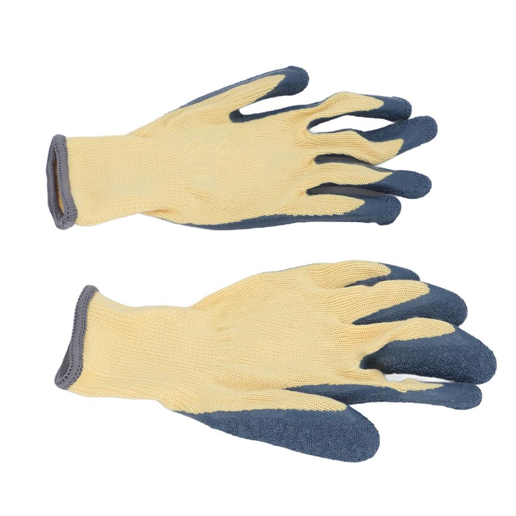 1 Pair Electrician Gloves 400V High Voltage Resistant Flame Retardant Rubber Non Slip Work Gloves for Maintenance