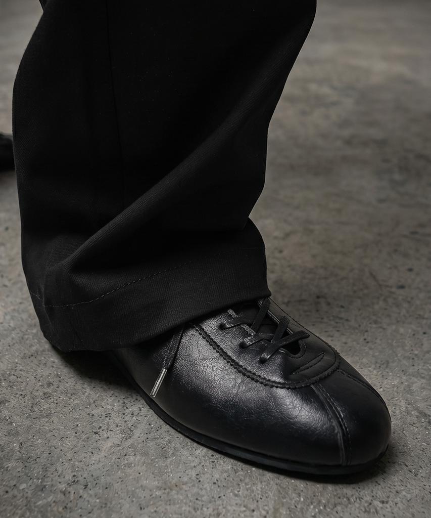 Firenze Atelier [Second.A] Unisex Retro Daily Sneakers Sn5600Ux [Wrinkle Black]