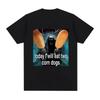 Today I Will Eat Two Corndogs Graphic T-Shirt Skeleton Meme Men's Vintage Gothic Short Sleeve T-shirts Cotton T Shirts