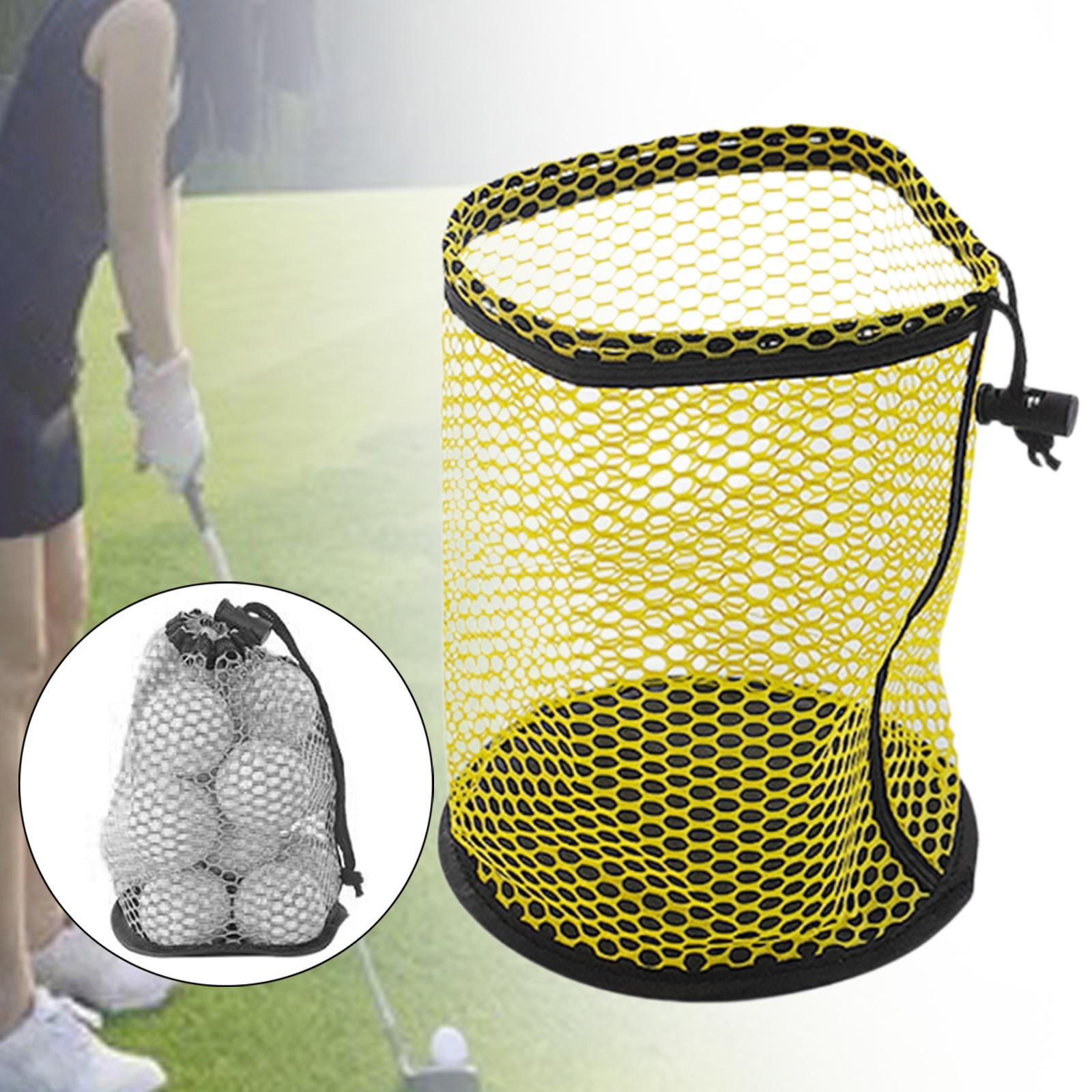 Golf Ball Bag Golf Accessory Lightweight Golf Mesh Bag Small Golf Pouch Golf