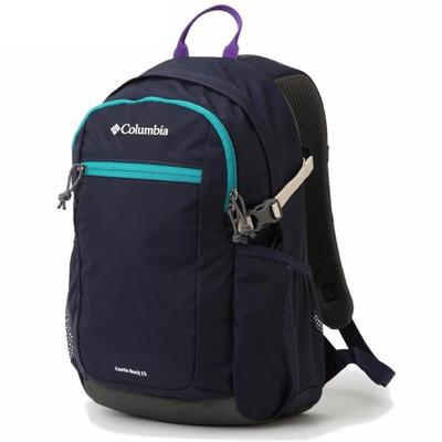 Sac à dos Columbia Castle Rock 15L II avec Housse de pluie PU8664 Collegiate, (464 Marine)