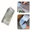 Riglă pliabilă din oțel de înaltă precizie cu ajustare la 90°, Instrument cu dublă utilizare pentru marcare și gravare, Impermeabil, Pentru Decorare, Renovare Grădină, Construcții Agricole