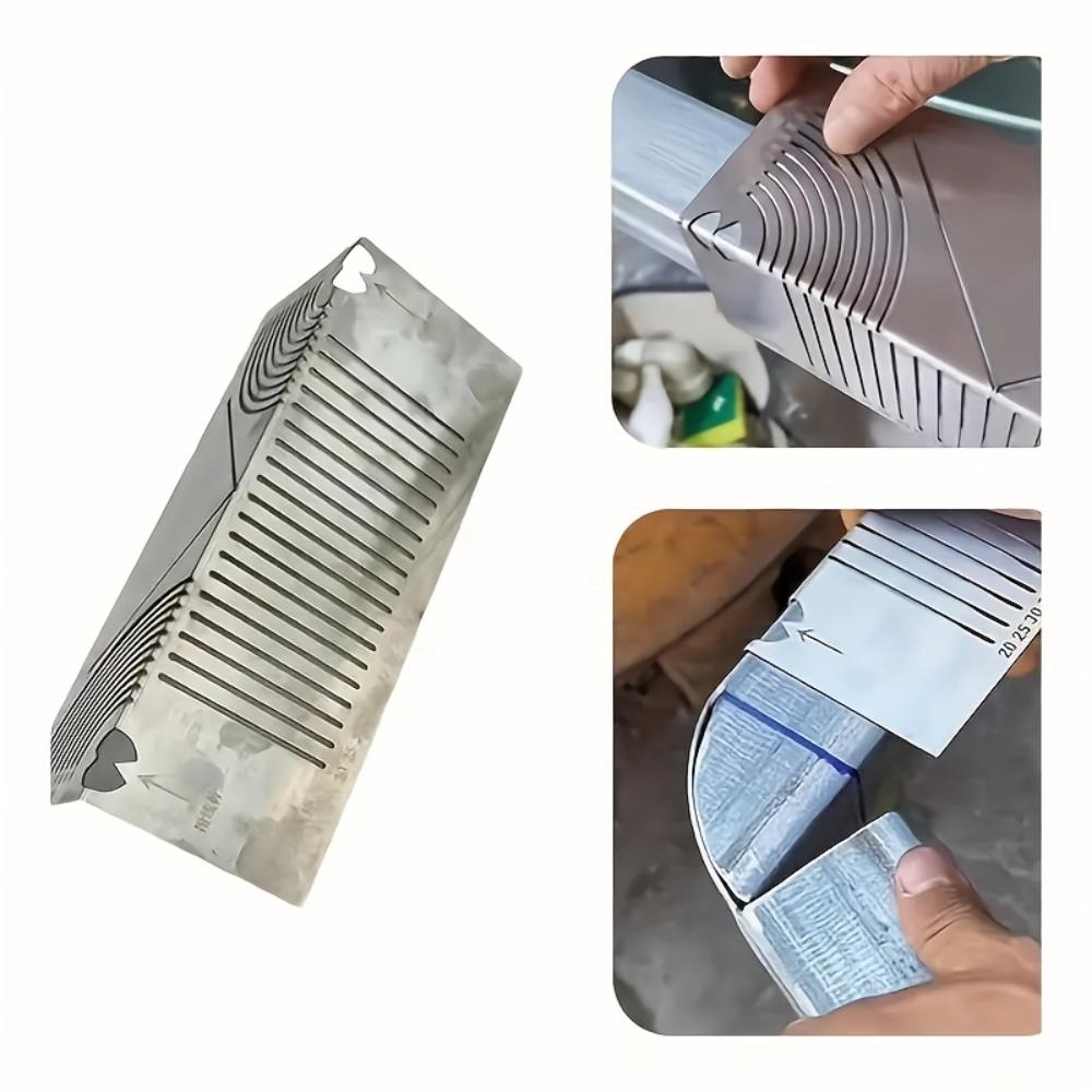 High Precision Steel Folding Ruler With 90° Adjustment,Dual-use Marking & Engraving Waterproof Tool For Decoration,Garden Renovation Farm Construction