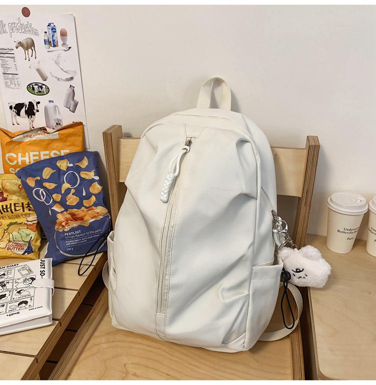 Korean Trendy Lightweight Large-Capacity Casual Backpack - Versatile and Live-Streaming Favorite