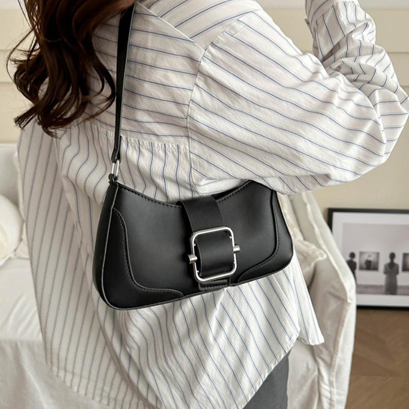 Bolso de Hombro para Mujer Moda Color Sólido Cuero PU Bolsos Y Carteras Casual Cruzado para Damas Para Uso Diario CLE
