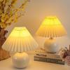 Retro 2025 High-End Eye-Protection Desk Lamp: Luxury Sleep-Aid Atmosphere for Bedroom and Bedside.