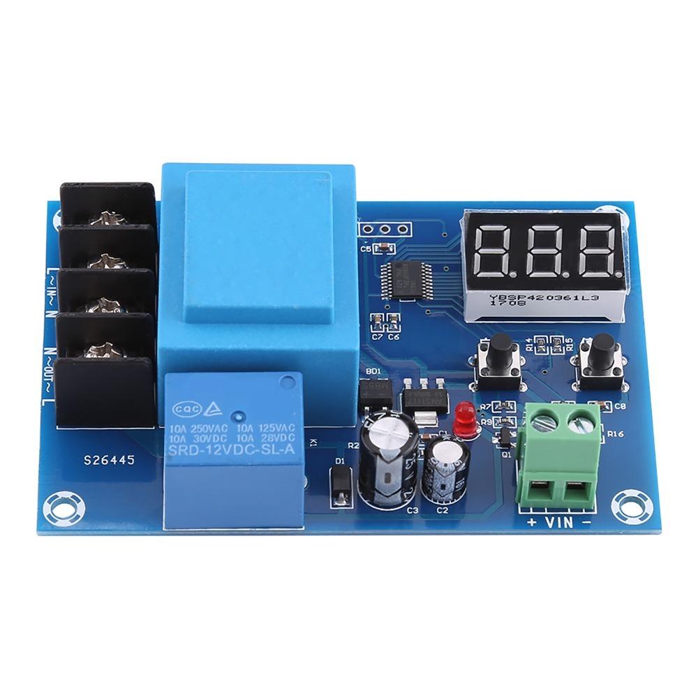 With 3-Digit Display Voltage Controller Module XH-M602 Switch Protection Board  Lithium Battery