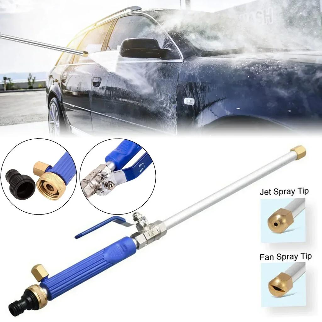 High-Pressure Hydro Jet Power Washer Wand Quick Connectors Portable Watering Sprayer Cleaning Tool Aluminum Alloy Nozzle