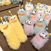 Funny Socks Autumn Winter Coral Fleece Floor Socks Couple Sleep Sock Fuzzy Socks Funny 3D Xmas Cartoon Eyes Fluffy Socks