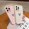 Glitter 3D Love Heart Silicone Soft Phone Case For iPhone 16 15 14 13 12 11 Pro Max XS XR 7 8 Plus Shockproof Candy Matte Cover