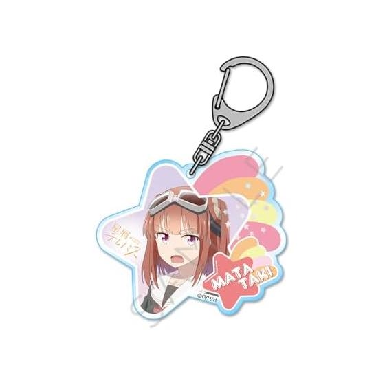 Hoshikuzu Telepath Kaminari Mon Shun Acrylic Keychain (approx. 7cm square, transparent acrylic)