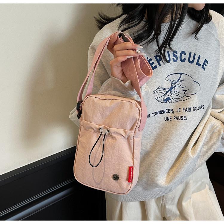 Mini Crossbody Bag For Women With Nylon Material And Zipper Closure For Daily Use