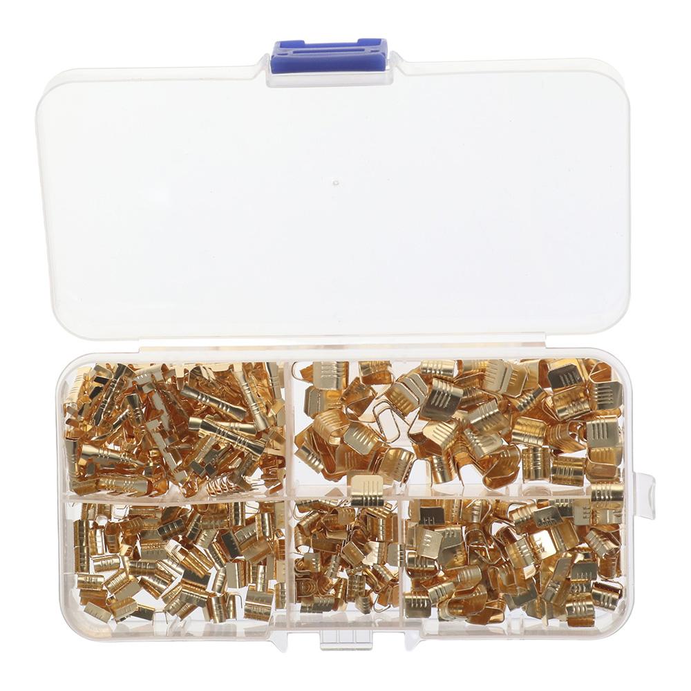 500PCS 5 Sizes Ring Terminals Copper Wire Connectors Butt Connector Kit Crimp Kit