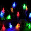 Skeleton Frame Skeletons Lights String Terror Halloween String Lights 1.5M   Party Decor