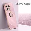Luxury Plating Ring Holder Soft Silicone Case For OnePlus 10 9 Pro 9R 9RT 8T Shockproof Bumper Lens Protection Stand TPU Back Cover Shell