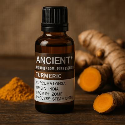 Turmeric Essential Oil Steam Distilled 50 Ml